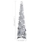 Albero di Natale Artificiale Apribile Argento 120 cm PET Albero di Natale Artificiale Apribile Argento 120 cm PET