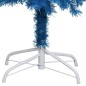 Albero di Natale Artificiale con Supporto Blu 180 cm PVC Albero di Natale Artificiale con Supporto Blu 180 cm PVC