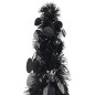 Albero di Natale Artificiale Apribile Nero 150 cm PET Albero di Natale Artificiale Apribile Nero 150 cm PET