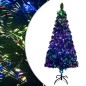 Albero di Natale Artificiale Supporto Verde 210 cm Fibra Ottica Albero di Natale Artificiale Supporto Verde 210 cm Fibra Ottica