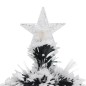 Albero di Natale con LED Verde e Bianco 64 cm Fibra Ottica Albero di Natale con LED Verde e Bianco 64 cm Fibra Ottica