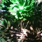 Albero di Natale con LED Verde e Bianco 64 cm Fibra Ottica Albero di Natale con LED Verde e Bianco 64 cm Fibra Ottica