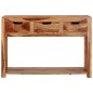 Tavolo Console 110x35x75 cm in Legno Massello di Acacia Tavolo Console 110x35x75 cm in Legno Massello di Acacia