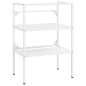 Struttura per Lavabo da Bagno Bianca 59x38x83 cm in Ferro