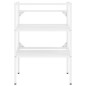 Struttura per Lavabo da Bagno Bianca 59x38x83 cm in Ferro