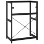 Struttura per Lavabo da Bagno Nera 59x38x83 cm in Ferro Struttura per Lavabo da Bagno Nera 59x38x83 cm in Ferro