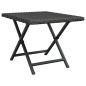 vidaXL Tavolo Pieghevole Nero 45x35x32 cm in Polyrattan vidaXL Tavolo Pieghevole Nero 45x35x32 cm in Polyrattan
