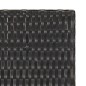 vidaXL Tavolo Pieghevole Nero 45x35x32 cm in Polyrattan vidaXL Tavolo Pieghevole Nero 45x35x32 cm in Polyrattan