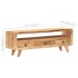 Mobile Porta TV 117x30x41 cm in Massello di Mango Grezzo Mobile Porta TV 117x30x41 cm in Massello di Mango Grezzo