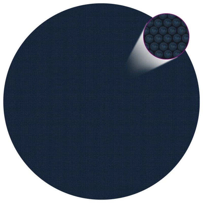 Pellicola Galleggiante Solare PE per Piscina 300 cm Nero e Blu Pellicola Galleggiante Solare PE per Piscina 300 cm Nero e Blu