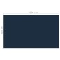Pellicola Galleggiante Solare PE Piscina 1000x600 cm Nero e Blu Pellicola Galleggiante Solare PE Piscina 1000x600 cm Nero e Blu