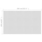 Pellicola Galleggiante Solare PE Piscina 260x160 cm Grigia Pellicola Galleggiante Solare PE Piscina 260x160 cm Grigia