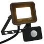 Faretto a LED con Sensore 10 W Bianco Caldo Faretto a LED con Sensore 10 W Bianco Caldo