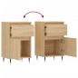 Credenze 2 pz Rovere Sonoma 40x35x70 cm in Legno Multistrato Credenze 2 pz Rovere Sonoma 40x35x70 cm in Legno Multistrato