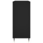 Mobile Porta Dischi Nero 84,5x38x89 cm in Legno Multistrato Mobile Porta Dischi Nero 84,5x38x89 cm in Legno Multistrato