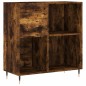 vidaXL Mobile Porta Dischi Rovere Fumo 84,5x38x89 cm Legno Multistrato vidaXL Mobile Porta Dischi Rovere Fumo 84,5x38x89 cm Legno Multistrato