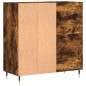 vidaXL Mobile Porta Dischi Rovere Fumo 84,5x38x89 cm Legno Multistrato vidaXL Mobile Porta Dischi Rovere Fumo 84,5x38x89 cm Legno Multistrato