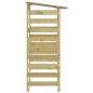 vidaXL Pergole con Tetto 2 pz 100x90x200 cm Legno di Pino Impregnato vidaXL Pergole con Tetto 2 pz 100x90x200 cm Legno di Pino Impregnato