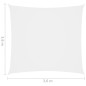 vidaXL Vela Parasole in Tessuto Oxford Quadrata 3,6x3,6 m Bianca vidaXL Vela Parasole in Tessuto Oxford Quadrata 3,6x3,6 m Bianca