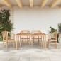 Set da Pranzo per Giardino 5 pz in Legno Massello di Teak Set da Pranzo per Giardino 5 pz in Legno Massello di Teak