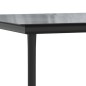 Set da Pranzo da Giardino 5 pz Nero Grigio Polyrattan e Acciaio Set da Pranzo da Giardino 5 pz Nero Grigio Polyrattan e Acciaio