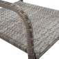 vidaXL Set da Pranzo da Giardino 3 pz Nero Grigio Polyrattan e Acciaio vidaXL Set da Pranzo da Giardino 3 pz Nero Grigio Polyrattan e Acciaio