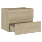 Mobile Bagno con Lavabo Integrato Rovere Sonoma in Truciolato Mobile Bagno con Lavabo Integrato Rovere Sonoma in Truciolato