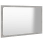 Set Mobili da Bagno Grigio Cemento in Truciolato Set Mobili da Bagno Grigio Cemento in Truciolato