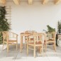 Set da Pranzo per Giardino 5 pz in Legno Massello di Teak Set da Pranzo per Giardino 5 pz in Legno Massello di Teak