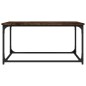 Tavolino Rovere Fumo 80x50x40 cm in Legno Multistrato e Ferro Tavolino Rovere Fumo 80x50x40 cm in Legno Multistrato e Ferro