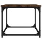 Tavolino Rovere Fumo 80x50x40 cm in Legno Multistrato e Ferro Tavolino Rovere Fumo 80x50x40 cm in Legno Multistrato e Ferro