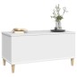 vidaXL Tavolino da Salotto Bianco 90x44,5x45 cm in Legno Multistrato vidaXL Tavolino da Salotto Bianco 90x44,5x45 cm in Legno Multistrato