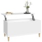 vidaXL Tavolino da Salotto Bianco 90x44,5x45 cm in Legno Multistrato vidaXL Tavolino da Salotto Bianco 90x44,5x45 cm in Legno Multistrato
