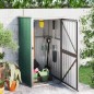 vidaXL Capanno per Attrezzi Verde 88x89x161 cm in Acciaio Zincato vidaXL Capanno per Attrezzi Verde 88x89x161 cm in Acciaio Zincato