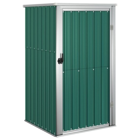 vidaXL Capanno per Attrezzi Verde 88x89x161 cm in Acciaio Zincato