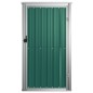 vidaXL Capanno per Attrezzi Verde 88x89x161 cm in Acciaio Zincato vidaXL Capanno per Attrezzi Verde 88x89x161 cm in Acciaio Zincato