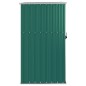 vidaXL Capanno per Attrezzi Verde 88x89x161 cm in Acciaio Zincato vidaXL Capanno per Attrezzi Verde 88x89x161 cm in Acciaio Zincato