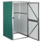 vidaXL Capanno per Attrezzi Verde 88x89x161 cm in Acciaio Zincato vidaXL Capanno per Attrezzi Verde 88x89x161 cm in Acciaio Zincato