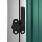vidaXL Capanno per Attrezzi Verde 88x89x161 cm in Acciaio Zincato vidaXL Capanno per Attrezzi Verde 88x89x161 cm in Acciaio Zincato
