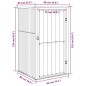 vidaXL Capanno per Attrezzi Verde 88x89x161 cm in Acciaio Zincato vidaXL Capanno per Attrezzi Verde 88x89x161 cm in Acciaio Zincato