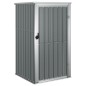 Capanno per Attrezzi Grigio 88x89x161 cm in Acciaio Zincato Capanno per Attrezzi Grigio 88x89x161 cm in Acciaio Zincato