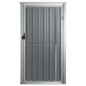 Capanno per Attrezzi Grigio 88x89x161 cm in Acciaio Zincato Capanno per Attrezzi Grigio 88x89x161 cm in Acciaio Zincato