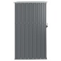 Capanno per Attrezzi Grigio 88x89x161 cm in Acciaio Zincato Capanno per Attrezzi Grigio 88x89x161 cm in Acciaio Zincato