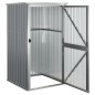 Capanno per Attrezzi Grigio 88x89x161 cm in Acciaio Zincato Capanno per Attrezzi Grigio 88x89x161 cm in Acciaio Zincato