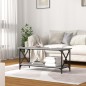 Tavolino Grigio Sonoma 100x45x45cm in Legno Multistrato e Ferro Tavolino Grigio Sonoma 100x45x45cm in Legno Multistrato e Ferro