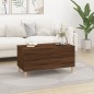 Tavolino Salotto Rovere Marrone 90x44,5x45 cm Legno Multistrato
