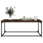 Tavolino Rovere Fumo 102x50x40 cm in Legno Multistrato e Ferro Tavolino Rovere Fumo 102x50x40 cm in Legno Multistrato e Ferro
