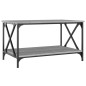 Tavolino Grigio Sonoma 80x50x45 cm in Legno Multistrato e Ferro Tavolino Grigio Sonoma 80x50x45 cm in Legno Multistrato e Ferro