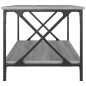 Tavolino Grigio Sonoma 80x50x45 cm in Legno Multistrato e Ferro Tavolino Grigio Sonoma 80x50x45 cm in Legno Multistrato e Ferro