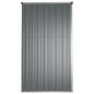 Capanno per Attrezzi Grigio 161x89x161 cm in Acciaio Zincato Capanno per Attrezzi Grigio 161x89x161 cm in Acciaio Zincato